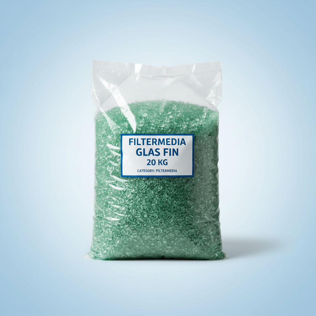 Filtermedia glas fin 20 kg
